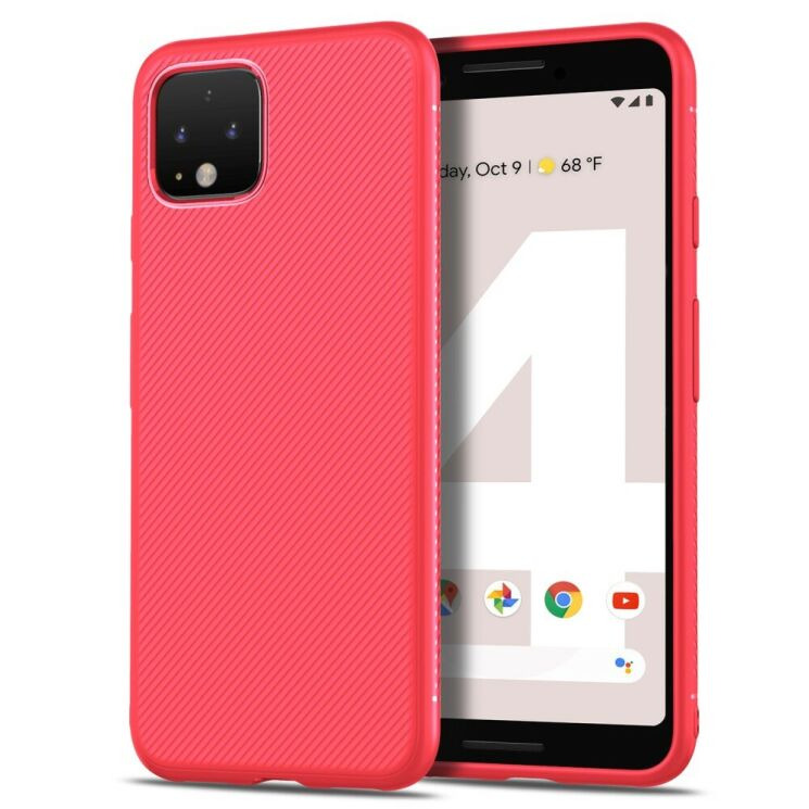 Защитный чехол UniCase Twill Soft для Google Pixel 4 XL - Red: фото 1 из 8