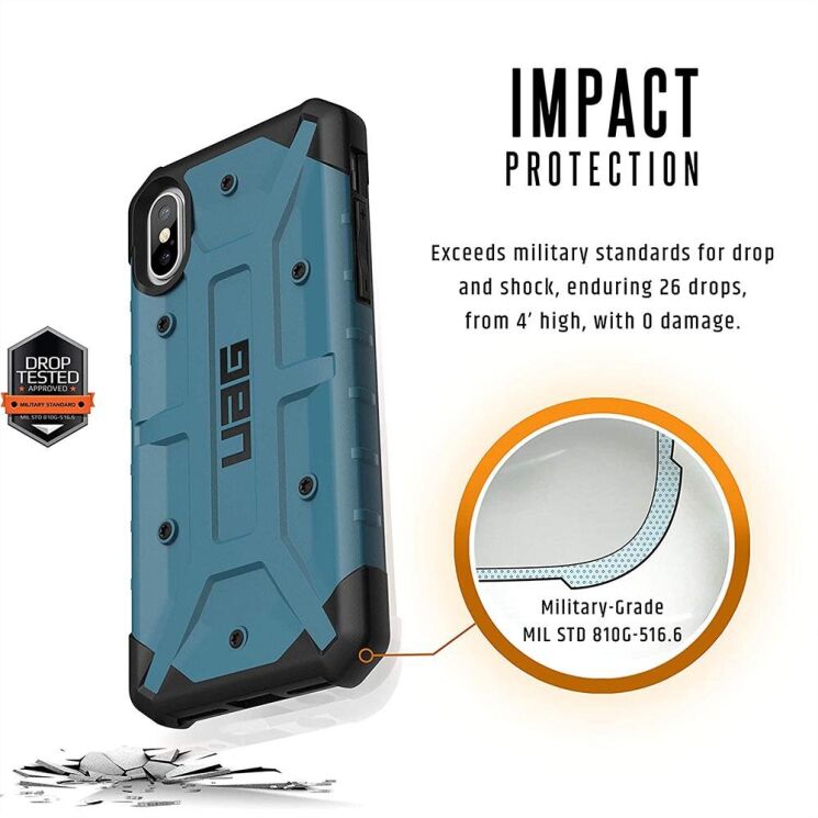 Захисний чохол URBAN ARMOR GEAR Pathfinder для iPhone X / iPhone XS - Black: фото 5 з 6