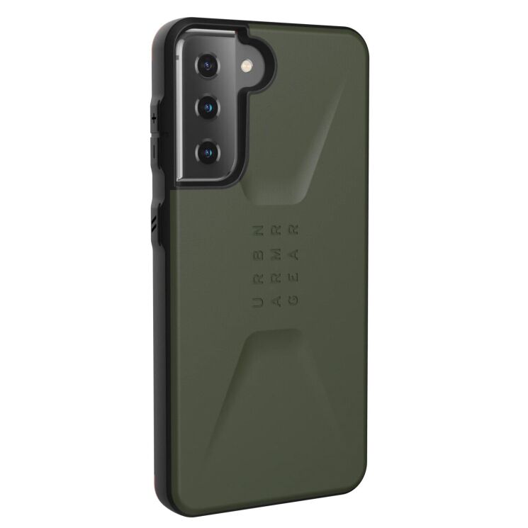 Защитный чехол URBAN ARMOR GEAR (UAG) Civilian для Samsung Galaxy S21 (G991) - Olive: фото 2 из 5