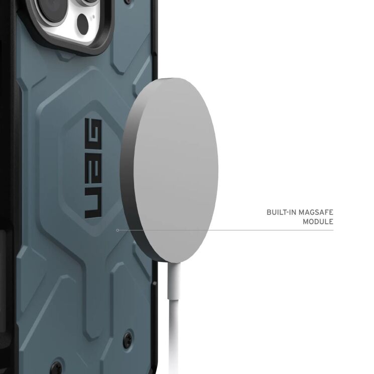 Защитный чехол URBAN ARMOR GEAR (UAG) Pathfinder MagSafe для Apple iPhone 16 Pro Max - Black: фото 12 из 12