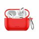 Защитный чехол USAMS US-BH568 Protective Cover для Apple AirPods Pro - Red (263205R). Фото 1 из 17