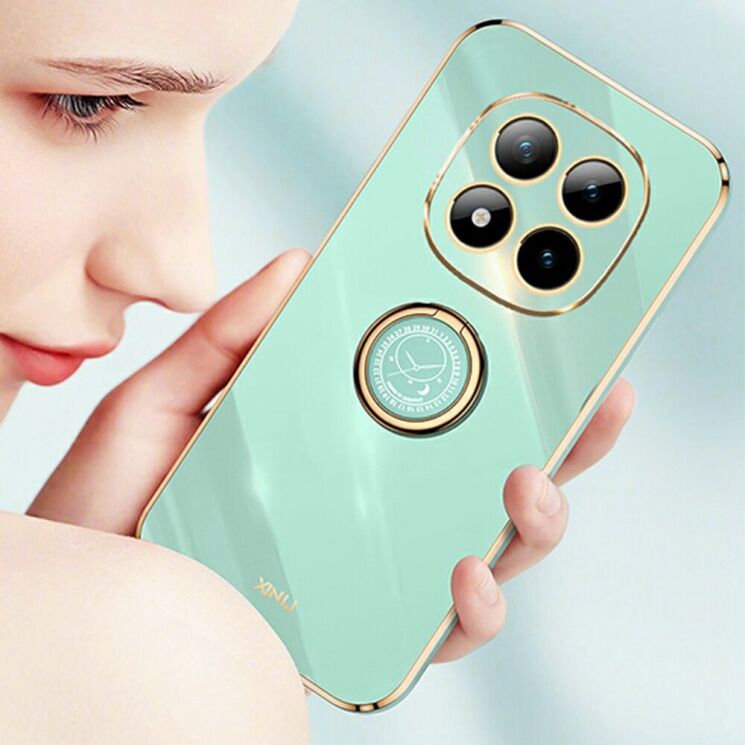 Защитный чехол XINLI Porcelain Magnetic для Xiaomi Redmi Note 15 Pro 5G - Cyan (405007C) Защитный чехол XINLI Porcelain Magnetic для Xiaomi Redmi Note 15 Pro 5G - Cyan: фото 4 з 5