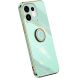 Защитный чехол XINLI Porcelain Ring для OPPO Reno 16 - Cyan (413247C). Фото 1 из 6
