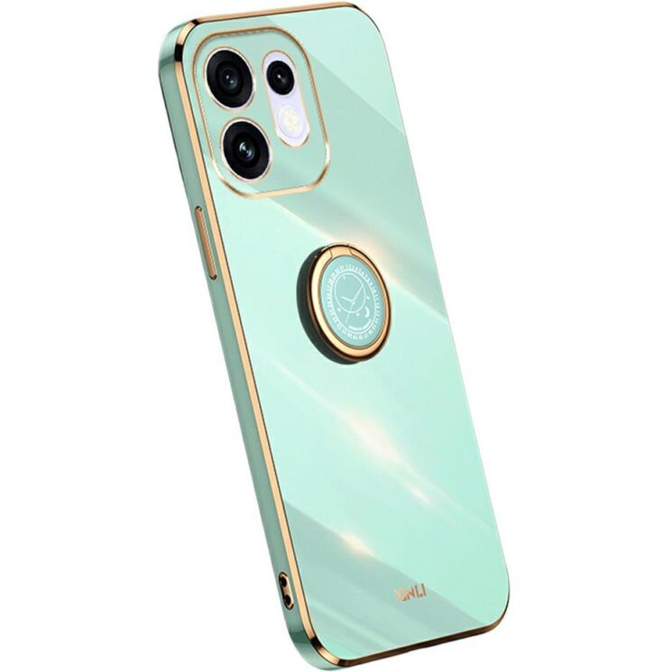 Защитный чехол XINLI Porcelain Ring для OPPO Reno 16 - Cyan: фото 1 из 6