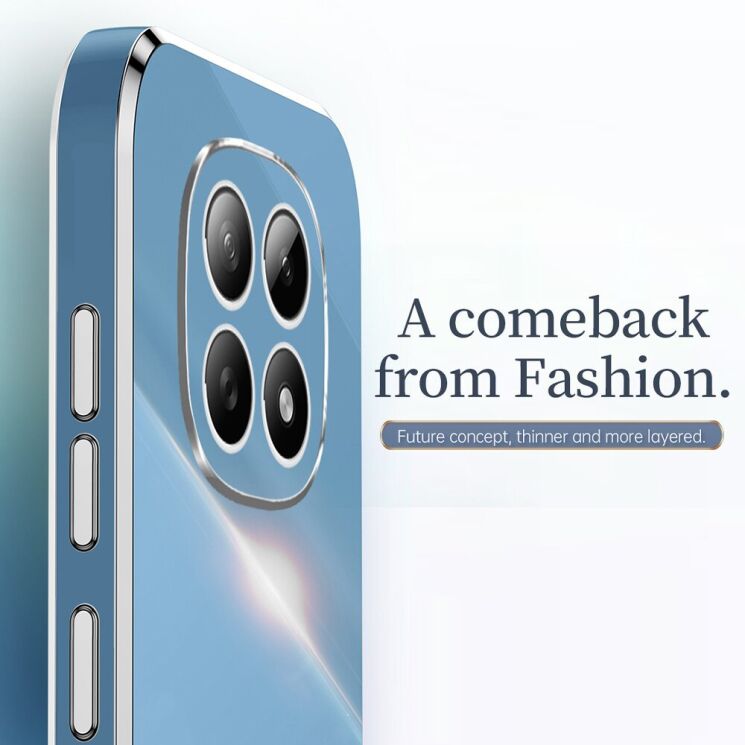 Защитный чехол XINLI Porcelain Ring для Xiaomi Redmi Note 15 - Cyan: фото 5 из 7