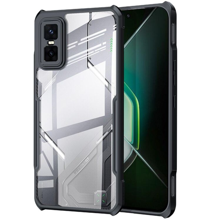 Захисний чохол XUNDD Rugged Case для Infinix GT 30 Pro - Black: фото 1 з 7