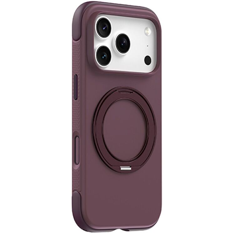 Защитный чехол ZGA Halo Ring Stand для Apple iPhone 18 Pro Max - Wine Red: фото 1 из 10