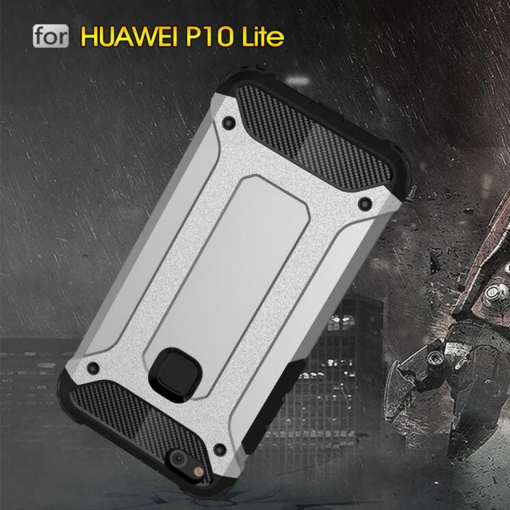 Защитный чехол UniCase Rugged Guard для Huawei P10 Lite - Silver: фото 6 из 6