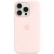 Оригинальный чехол Silicone Case with MagSafe для Apple iPhone 15 Pro (MT1F3) - Light Pink (339593P). Фото 3 из 6