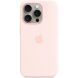 Оригинальный чехол Silicone Case with MagSafe для Apple iPhone 15 Pro (MT1F3) - Light Pink (339593P). Фото 1 из 6