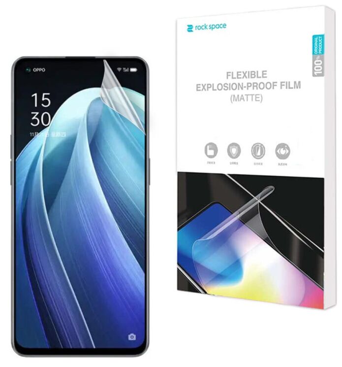 Антиблікова плівка на екран RockSpace Explosion-Proof Matte для OPPO Reno 7 5G Chinese: фото 1 з 8