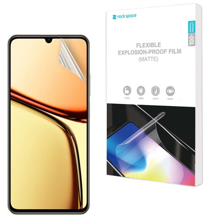 Антиблікова плівка на екран RockSpace Matte для Realme C61: фото 1 з 8