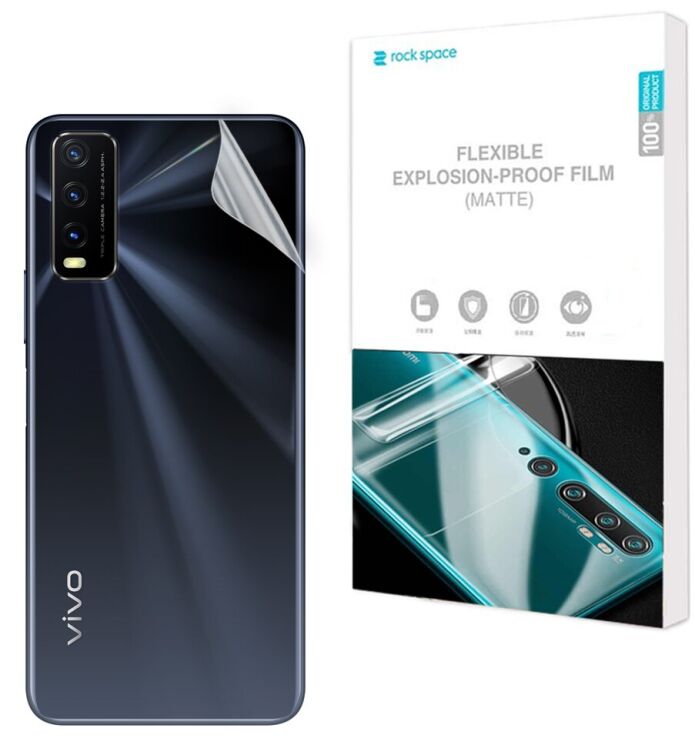 Антиблікова плівка на задню панель RockSpace Explosion-Proof Matte для VIVO Y20 (V2027) / Y12s: фото 1 з 10