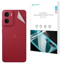Антибликовая пленка на заднюю панель RockSpace Matte для Motorola Moto G05: фото 1 из 9