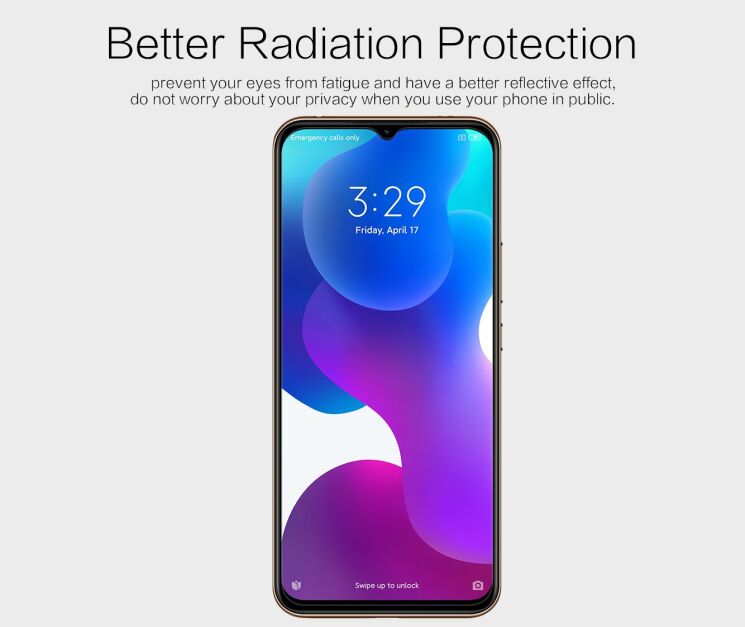 Антибликовая пленка NILLKIN Matte для Xiaomi Mi 10 lite : фото 7 из 12