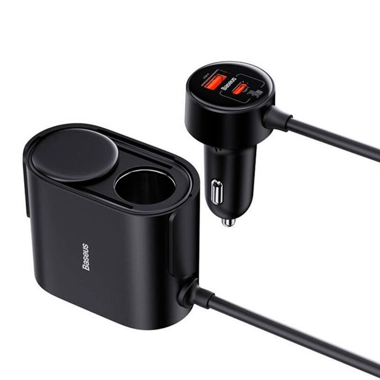 Автомобильное зарядное устройство High Efficiency Pro 1 for 2 (C00455300121-00) - Black: фото 1 из 24