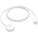 Беспроводное зарядное устройство Apple Watch Magnetic Fast Charger to Type-C Cable (1m) MT0H3ZM/A - White (958257W). Фото 1 из 4