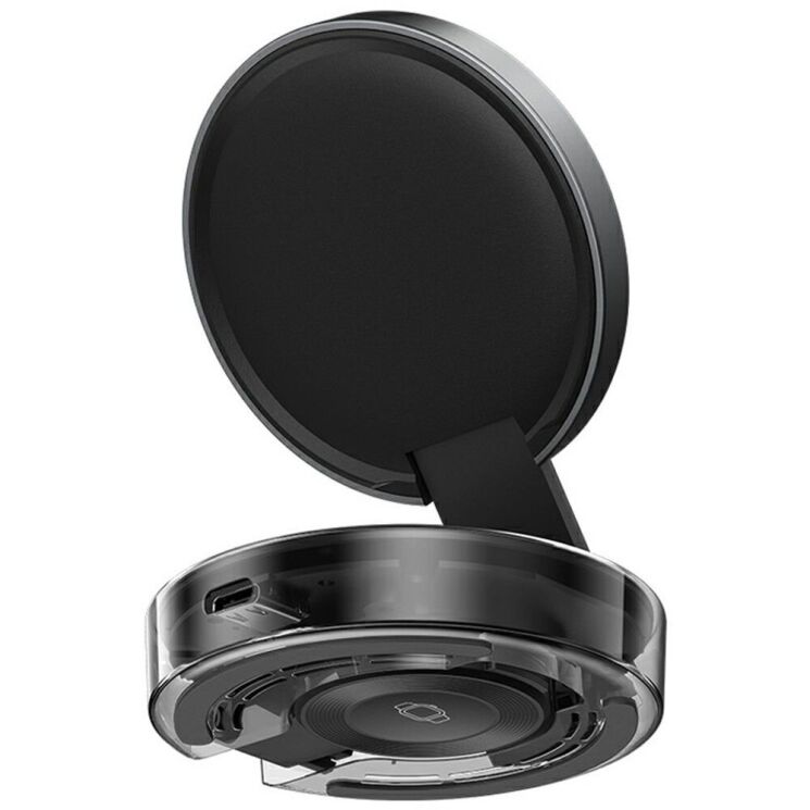 Бездротовий зарядний пристрій USAMS CD234 (15W) 3 in 1 Foldable Wireless Charge - Black: фото 2 з 17