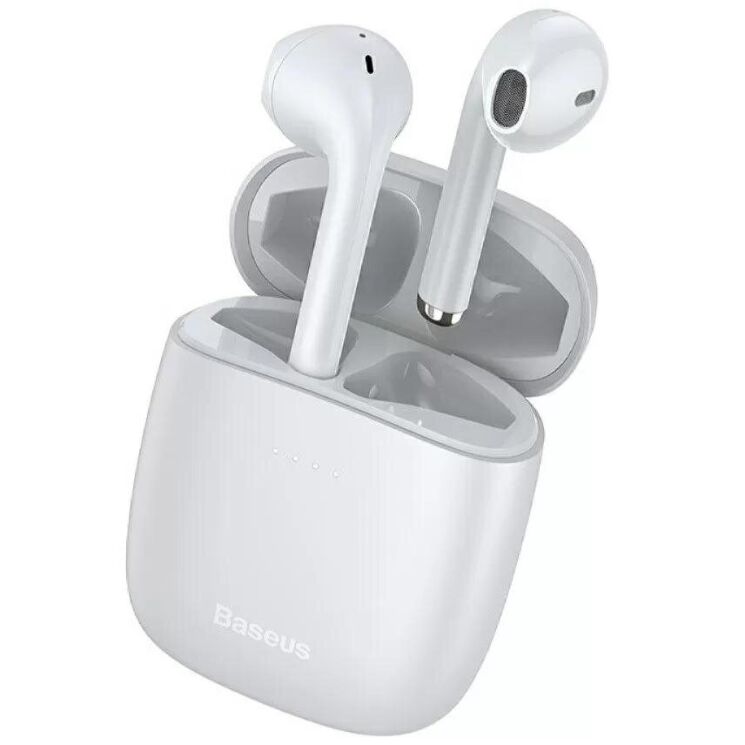Бездротові навушники Baseus Encok True Wireless Earphones W04 (NGW04-02) - White: фото 1 з 24