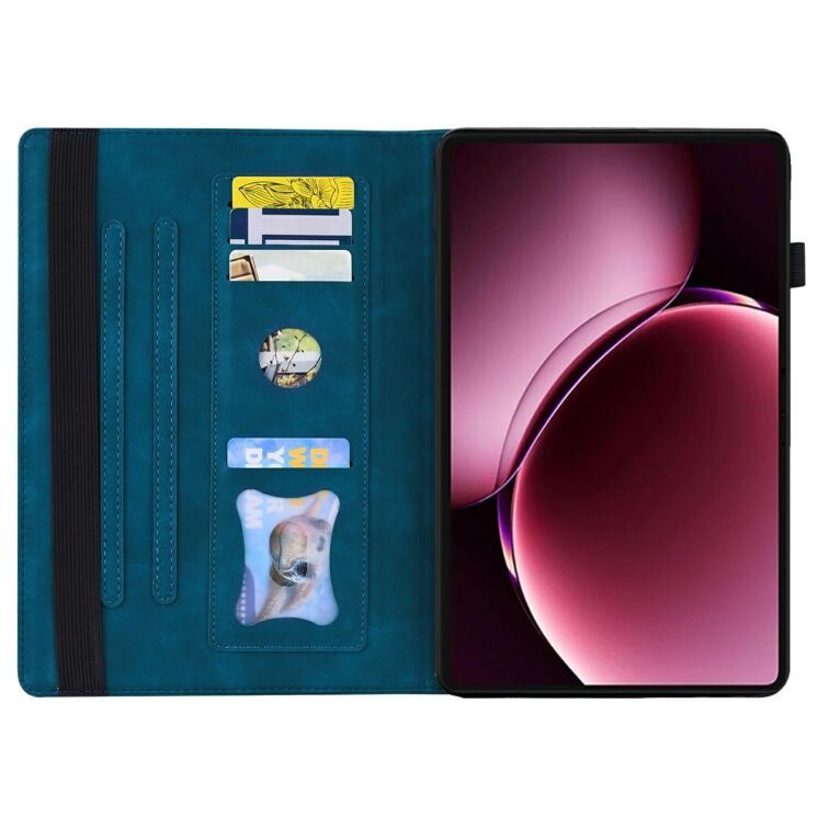 Чохол Deexe Business Style для Xiaomi Pad 9 Pro Max - Blue: фото 2 з 8