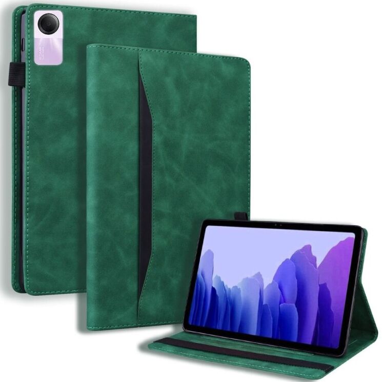 Чехол Deexe Business Style для Xiaomi Redmi Pad SE - Green: фото 1 из 8