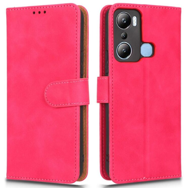 Чохол Deexe Classic Wallet для Infinix Hot 20i (X665E) - Rose: фото 1 з 6
