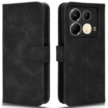 Чехол Deexe Classic Wallet для Infinix Note 40 - Black: фото 1 из 6