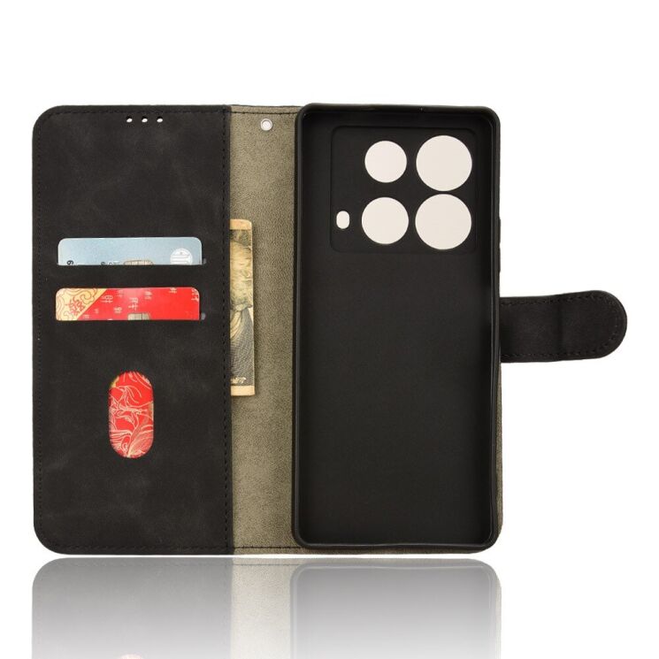 Чехол Deexe Classic Wallet для Infinix Note 40 - Black: фото 4 из 6