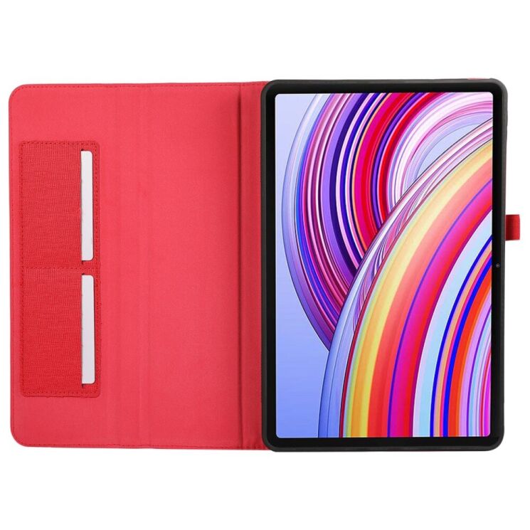 Чехол Deexe Cloth Style для Xiaomi Redmi Pad Pro / Poco Pad - Red: фото 2 из 6