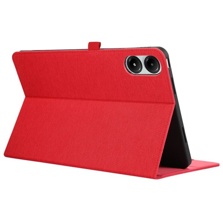 Чехол Deexe Cloth Style для Xiaomi Redmi Pad Pro / Poco Pad - Red: фото 3 из 6