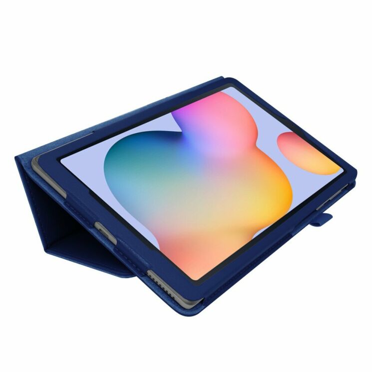 Чехол Deexe Folder Style для Samsung Galaxy Tab S6 lite / S6 Lite (2022/2024) - Dark Blue: фото 3 из 7