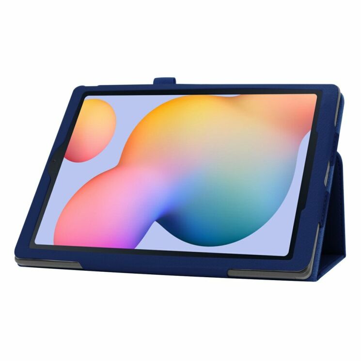Чехол Deexe Folder Style для Samsung Galaxy Tab S6 lite / S6 Lite (2022/2024) - Dark Blue: фото 4 из 7