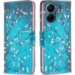 Чехол Deexe Life Style Wallet для Xiaomi Redmi 13C / Poco C65 - Plum Blossom (342512G)