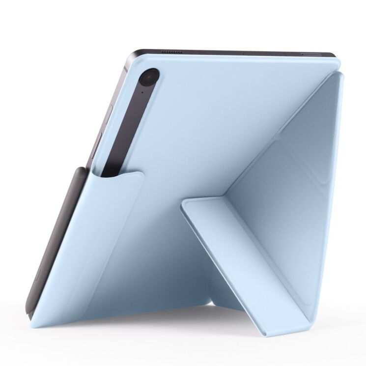 Чeхол Deexe Origami Series для Samsung Galaxy Tab S9 / S9 FE / S10 FE (X710/716/510/516/520/526) - Baby Blue: фото 4 из 12