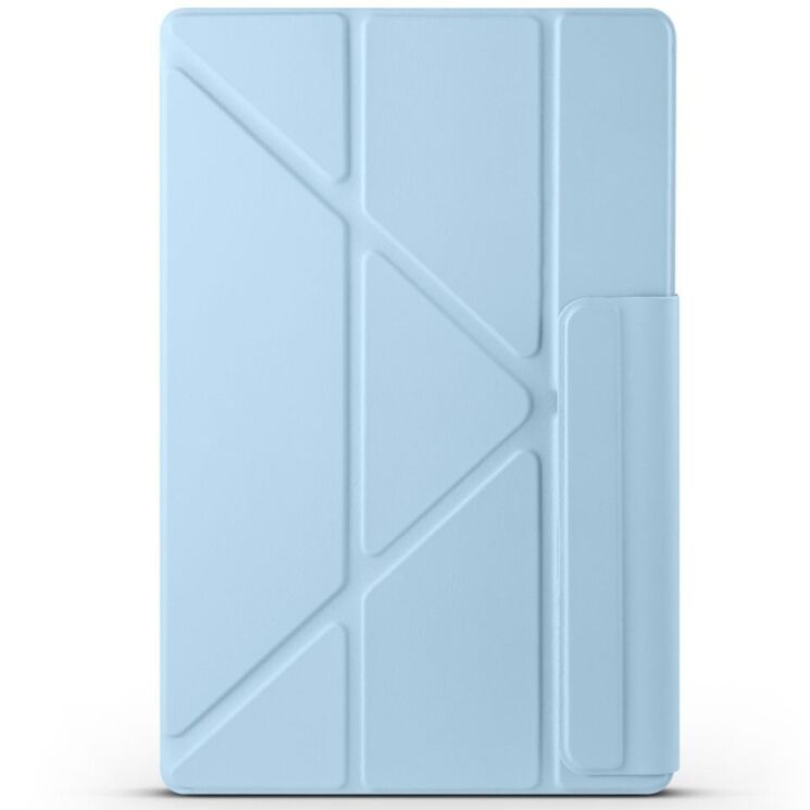 Чeхол Deexe Origami Series для Samsung Galaxy Tab S9 / S9 FE / S10 FE (X710/716/510/516/520/526) - Baby Blue: фото 7 из 12