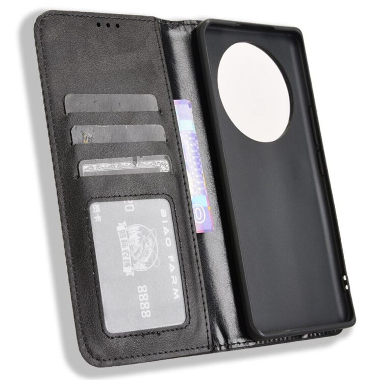Чохол Deexe Retro Style для Honor Magic 7 Lite - Black: фото 4 з 7