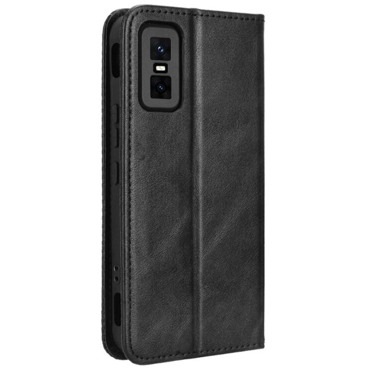 Чехол Deexe Retro Style для Infinix GT 30 Pro - Black: фото 7 из 17