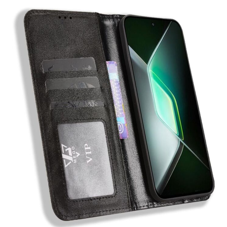Чехол Deexe Retro Style для Infinix GT 30 Pro - Black: фото 5 из 17