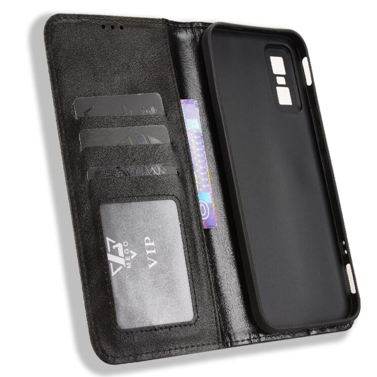 Чехол Deexe Retro Style для Infinix GT 30 Pro - Black: фото 4 из 17