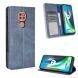Чохол-книжка Deexe Retro Style для Motorola Moto E7 Plus / Moto G9 Play - Blue (268501L). Фото 2 з 14