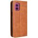 Чехол Deexe Retro Style для Motorola Moto G55 - Brown (366108Z). Фото 6 из 7