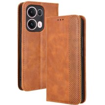 Чехол Deexe Retro Style для OPPO Reno 13 Pro 5G - Brown: фото 1 из 7