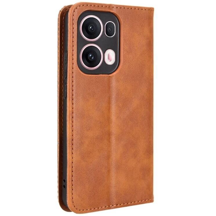 Чехол Deexe Retro Style для OPPO Reno 13 Pro 5G - Brown: фото 6 из 7