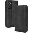 Чохол Deexe Retro Style для OPPO Reno 7 5G Chinese - Black (295717B)