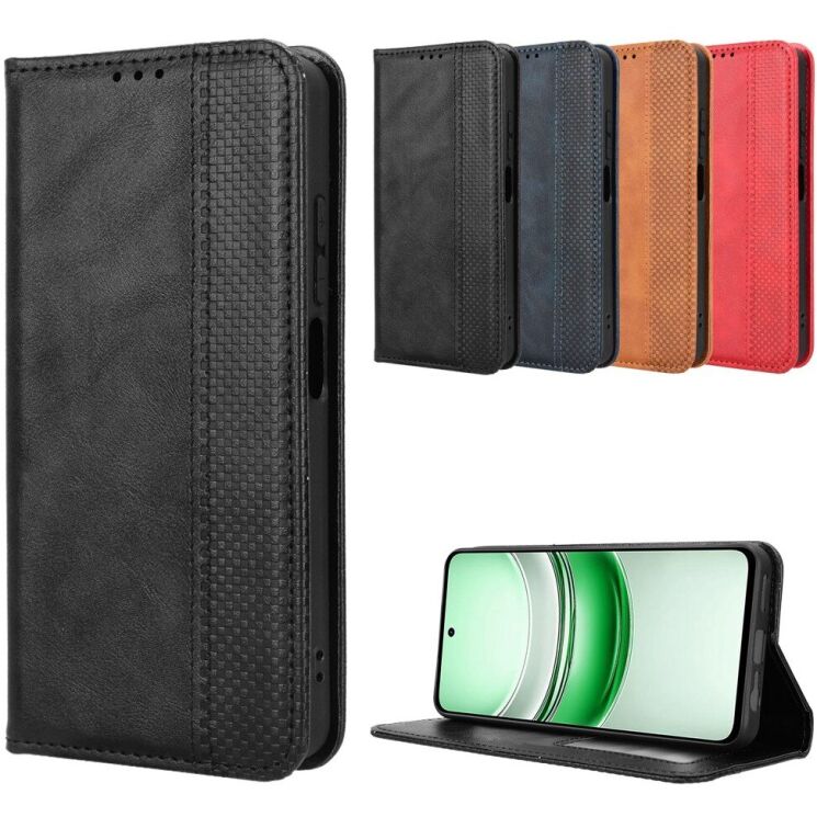 Чохол Deexe Retro Style для Realme C71 - Black: фото 10 з 16