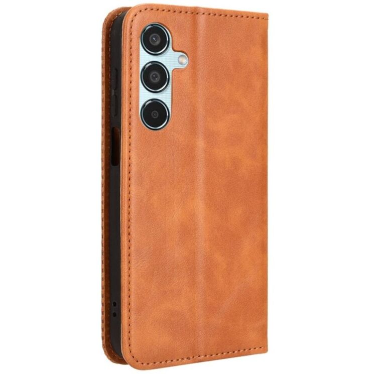 Чехол Deexe Retro Style для Samsung Galaxy M35 (M356) - Brown: фото 6 из 7