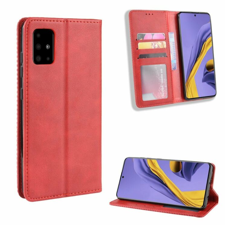 Чехол Deexe Retro Style для Samsung Galaxy S20 Plus (G985) - Red: фото 2 из 16
