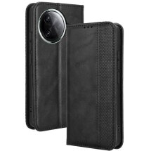 Чехол Deexe Retro Style для Xiaomi Poco F7 Pro / Poco F7 Ultra - Black: фото 1 из 7