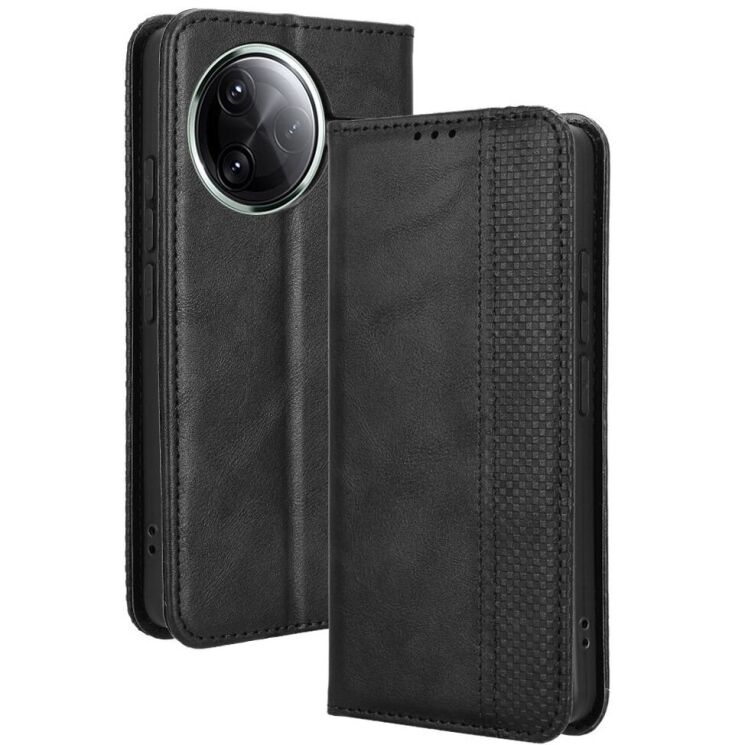 Чохол Deexe Retro Style для Xiaomi Poco F7 Pro / Poco F7 Ultra - Black: фото 1 з 7