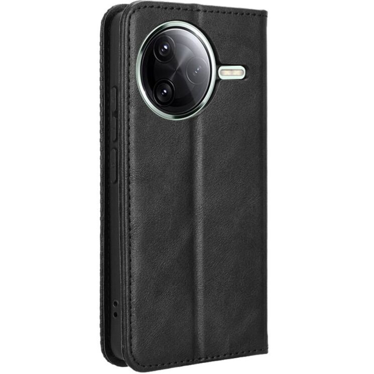 Чохол Deexe Retro Style для Xiaomi Poco F7 Pro / Poco F7 Ultra - Black: фото 6 з 7